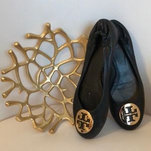 TORY BURCH black flats
